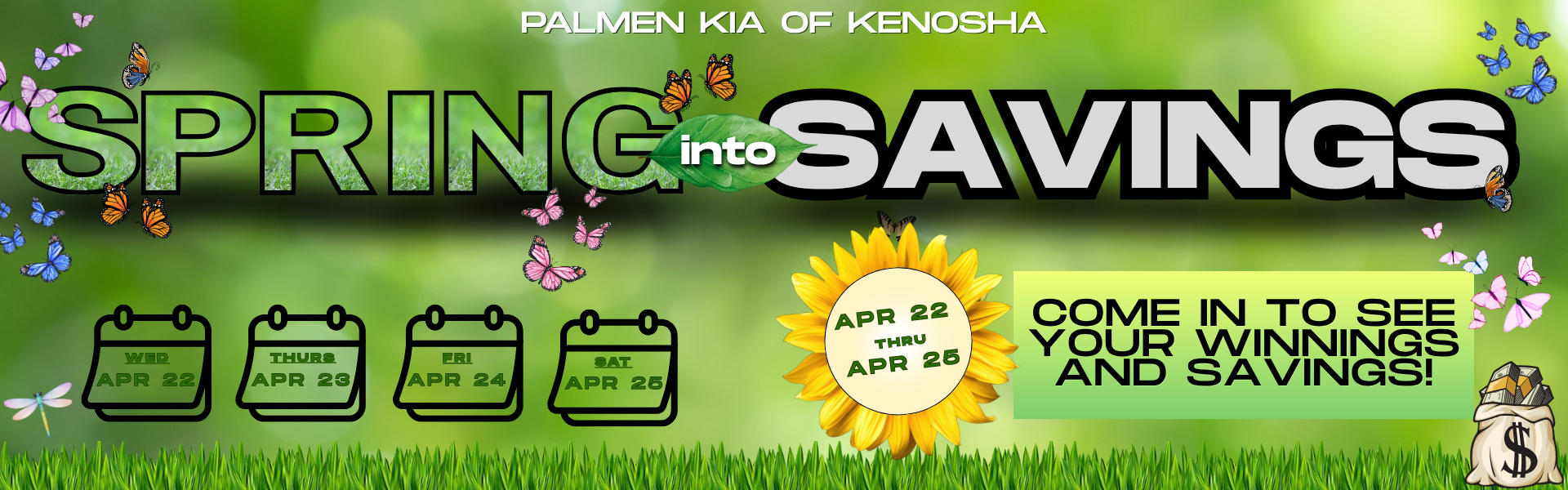 spring into savings event